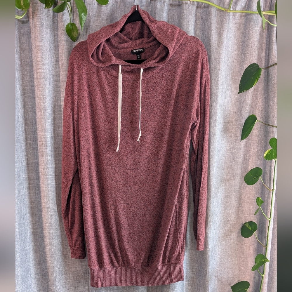 EXPRESS Women's Sweater Dress Hoodie